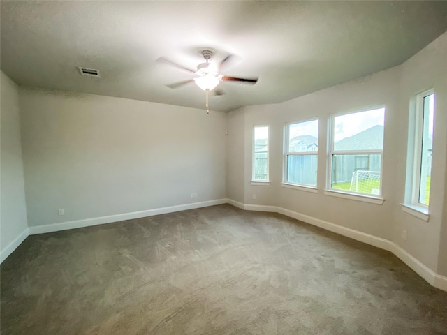 10011 Serenity Grove Dr, Missouri City, TX 77459 - unfurnished room featuring healthy amount of natural light, a ceiling fan, and carpet floors