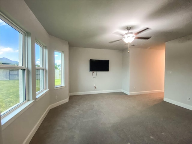 10011 Serenity Grove Dr, Missouri City, TX 77459 - spare room with carpet floors and ceiling fan