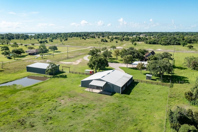 4821 Lawrence Rd, Baytown, TX 77523 - aerial view of sparsely populated area featuring agricultural land