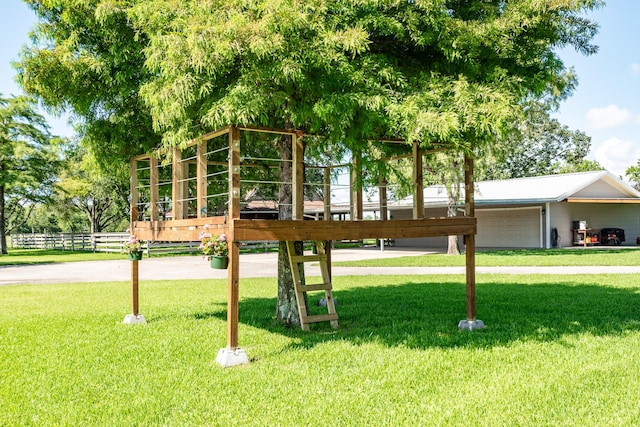 4821 Lawrence Rd, Baytown, TX 77523 - view of jungle gym