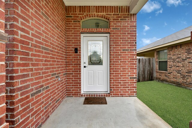 1611 Jaquima Valley Way, Houston, TX 77049 - property entrance with brick siding