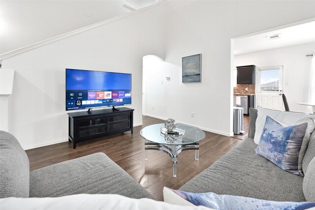 1611 Jaquima Valley Way, Houston, TX 77049 - living room with wood finished floors and baseboards