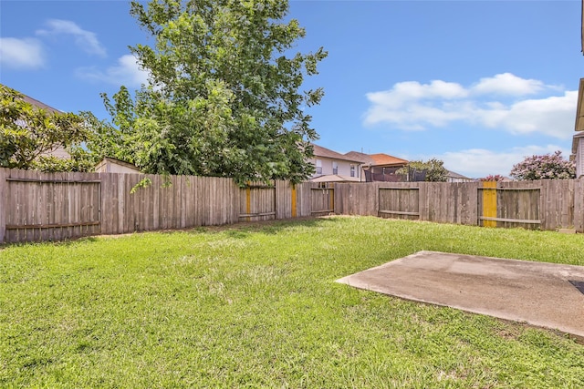 5019 Packard Elm Ct, Katy, TX 77449 - fenced backyard with a patio area