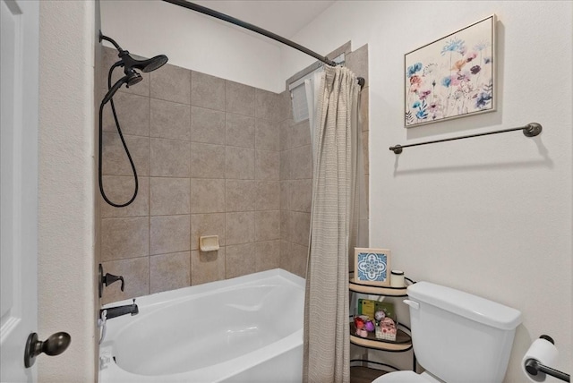 13203 Adolpho Dr, Houston, TX 77044 - full bathroom with shower / bath combo and toilet
