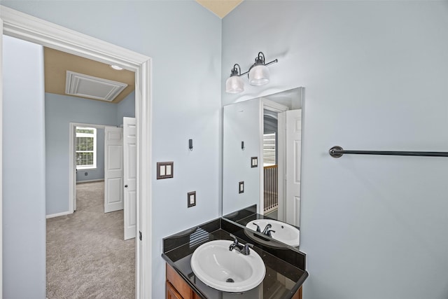 1773 Aden Dr, Houston, TX 77003 - bathroom featuring vanity and baseboards