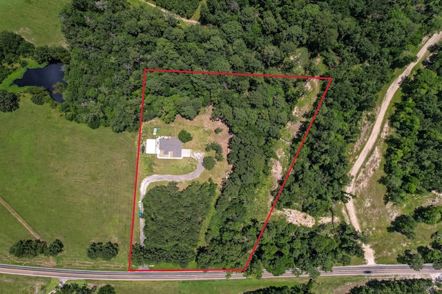 4920 Fm 350 N, Livingston, TX 77351 - aerial view of property's location featuring property parcel outlined