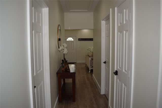 235 Rd 5253, Cleveland, TX 77327 - corridor featuring wood finished floors and baseboards