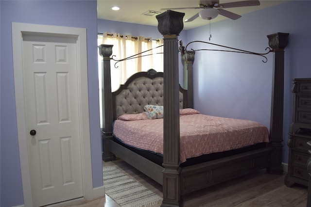 235 Rd 5253, Cleveland, TX 77327 - bedroom featuring wood finished floors and recessed lighting
