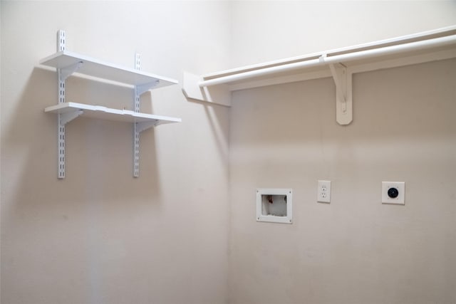 8855 Distant Woods Dr, Houston, TX 77095 - laundry room featuring electric dryer hookup and hookup for a washing machine