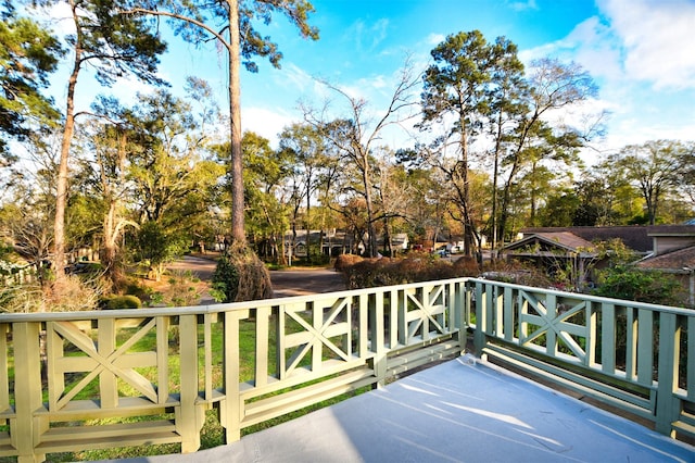 2019 N Thompson St, Conroe, TX 77301 - view of wooden deck