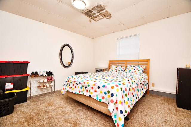 2019 N Thompson St, Conroe, TX 77301 - bedroom featuring a drop ceiling and carpet