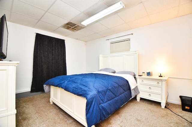 2019 N Thompson St, Conroe, TX 77301 - bedroom featuring carpet and a drop ceiling