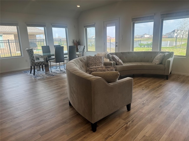 2944 Cordova Hill Dr, Katy, TX 77493 - living room with wood finished floors and recessed lighting