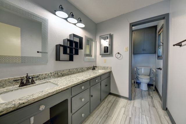 5425 Sandy Creek Ln, Brenham, TX 77833 - full bath featuring toilet and double vanity