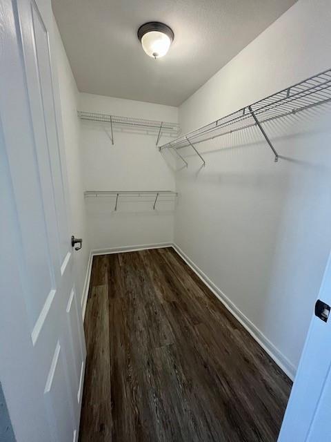 7575 Kirby Dr Unit 2314, Houston, TX 77030 - spacious closet featuring dark wood finished floors