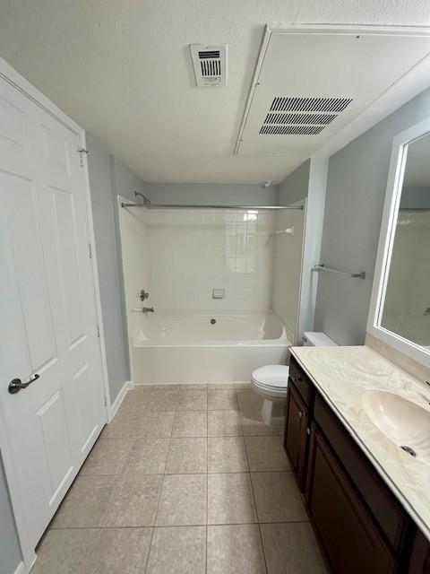 7575 Kirby Dr Unit 2314, Houston, TX 77030 - bathroom with vanity, bathing tub / shower combination, and tile patterned flooring