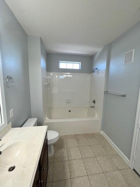 7575 Kirby Dr Unit 2314, Houston, TX 77030 - full bath featuring tile patterned floors, vanity, and washtub / shower combination