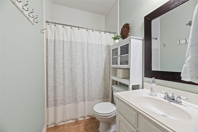 20811 S Amber Willow Trl, Cypress, TX 77433 - full bath featuring vanity, a shower with curtain, and tile patterned flooring