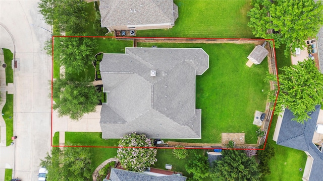 20811 S Amber Willow Trl, Cypress, TX 77433 - view of property location featuring property parcel outlined
