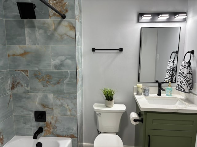 3706 Galway Ln, Houston, TX 77080 - bathroom featuring vanity and washtub / shower combination