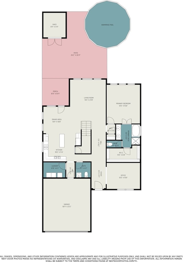 3018 Cambridge Meadows Ln, Dickinson, TX 77539 - view of property floor plan