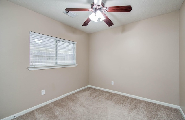 1814 High Falls Ln, Pearland, TX 77581 - carpeted spare room featuring ceiling fan and baseboards