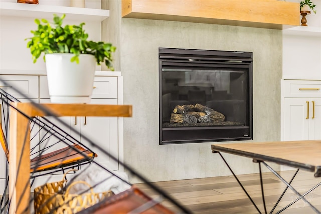 27706 Lakeway Trail Ln, Fulshear, TX 77441 - detailed view of a glass covered fireplace