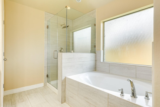101 Brazos Ct, Richwood, TX 77531 - bathroom with a shower stall and a garden tub