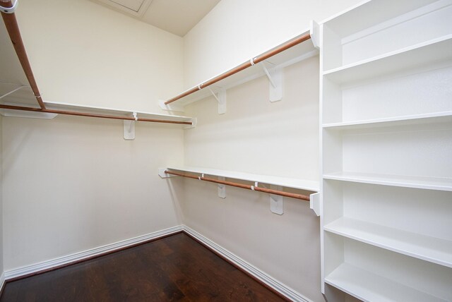 3315 Tulip Ranch Dr, Katy, TX 77494 - spacious closet with dark wood-style floors