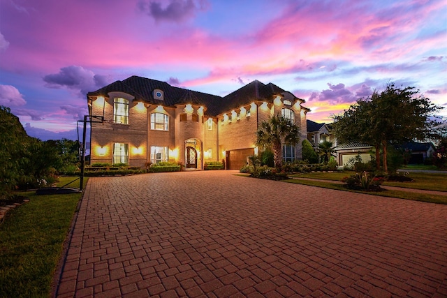 25518 Millbrook Bend Ln, Katy, TX 77494 - french provincial home with curved driveway and a garage