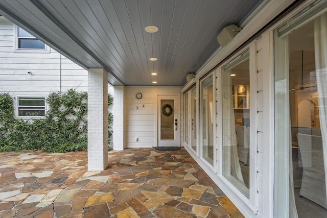 11 Twin Circle Dr, Houston, TX 77042 - view of exterior entry featuring a patio
