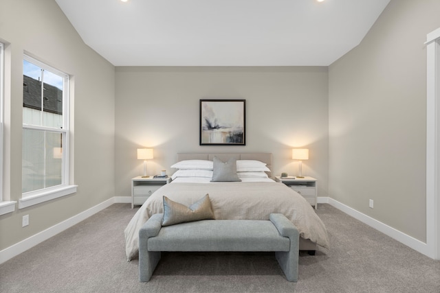 1193 W 19th St, Houston, TX 77008 - bedroom with carpet floors and recessed lighting