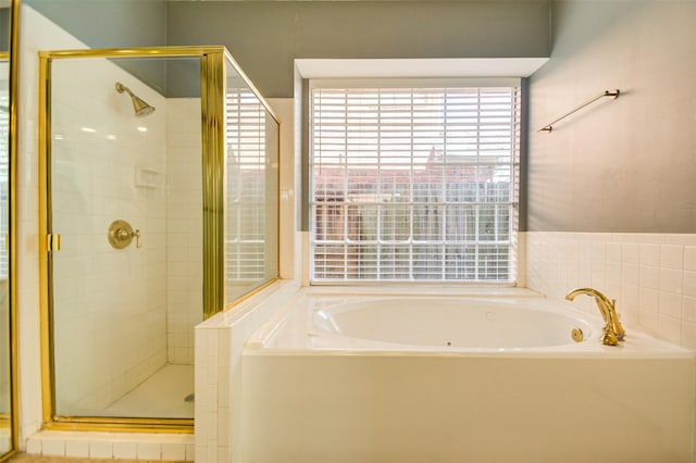 11715 Orchard Mountain Dr, Pasadena, TX 77059 - full bath with a garden tub and a stall shower