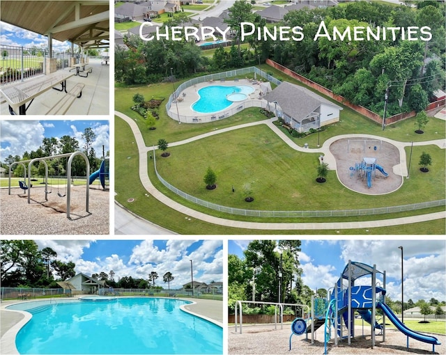 2218 Royal Ann Way, Tomball, TX 77375 - view of swimming pool