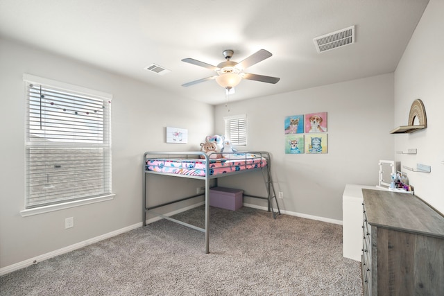 2218 Royal Ann Way, Tomball, TX 77375 - bedroom featuring carpet flooring and a ceiling fan