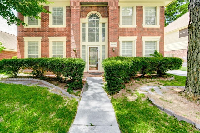 16023 Cutten Rd, Houston, TX 77070 - entrance to property with brick siding