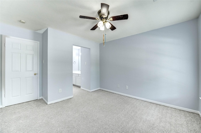 16023 Cutten Rd, Houston, TX 77070 - spare room featuring light colored carpet, ceiling fan, and a smoke detector