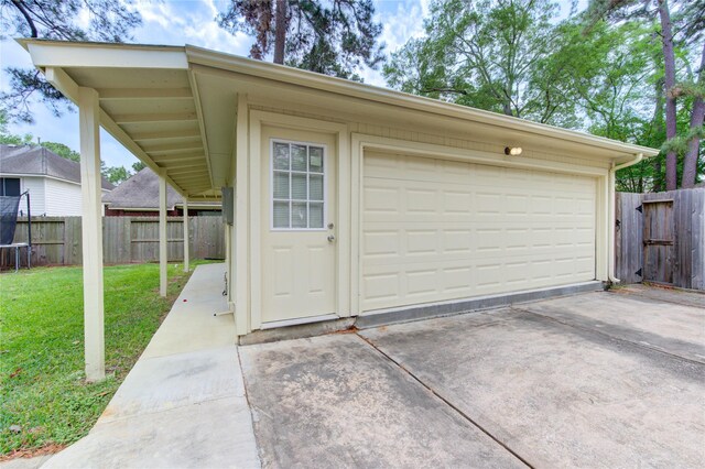 16023 Cutten Rd, Houston, TX 77070 - garage featuring driveway
