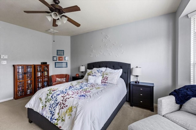4472 Gerona St, League City, TX 77573 - bedroom with carpet and a ceiling fan