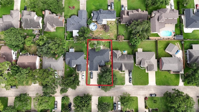 14519 Cypress Valley Dr, Cypress, TX 77429 - aerial view of residential area featuring property boundaries highlighted