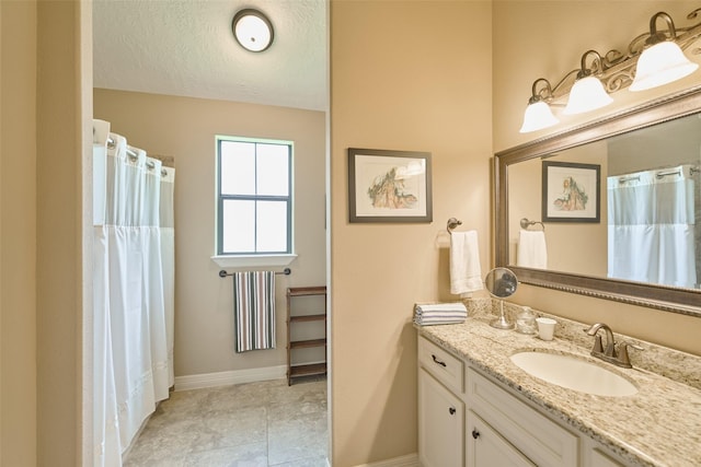 11917 Walden Rd, Montgomery, TX 77356 - bathroom featuring vanity and a shower with shower curtain