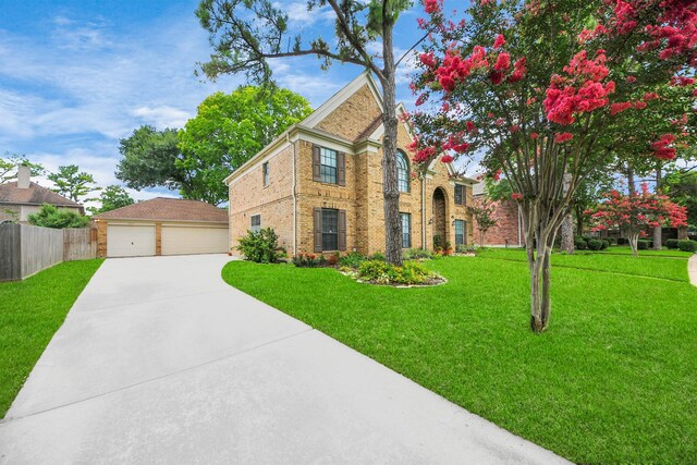 3107 Dulaney Rd, Houston, TX 77084 - traditional home featuring brick siding and a garage