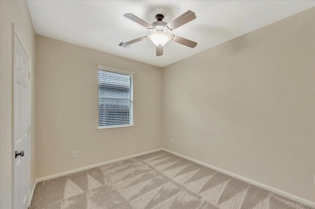 4473 Gran Canary Dr, League City, TX 77573 - empty room with light colored carpet and a ceiling fan