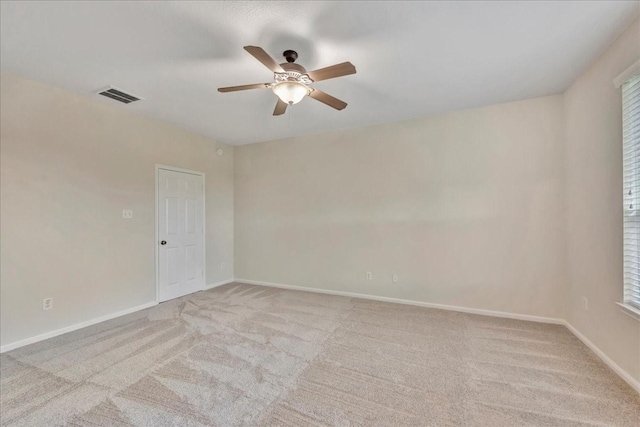 4473 Gran Canary Dr, League City, TX 77573 - unfurnished room with ceiling fan and light colored carpet