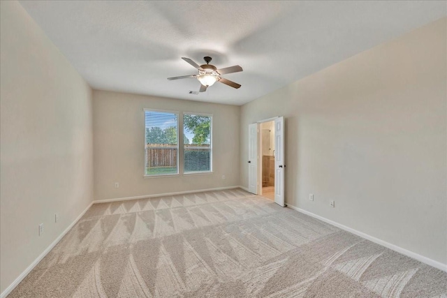 4473 Gran Canary Dr, League City, TX 77573 - empty room featuring ceiling fan and light colored carpet