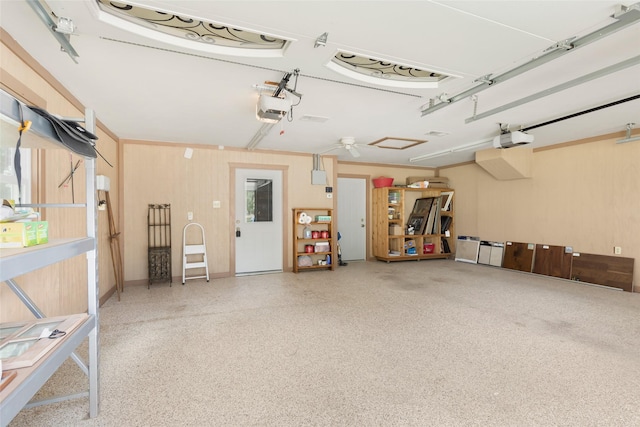 14590 N Tram Rd, Splendora, TX 77372 - garage featuring a garage door opener