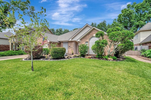 14523 Hillside Hickory Ct, Houston, TX 77062 - view of front facade featuring brick siding