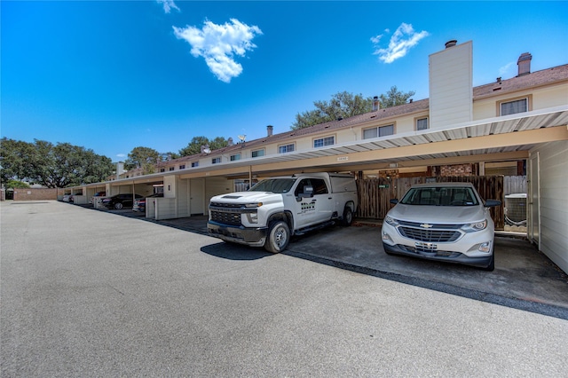 14143 Lost Meadow Ln, Houston, TX 77079 - view of covered parking lot
