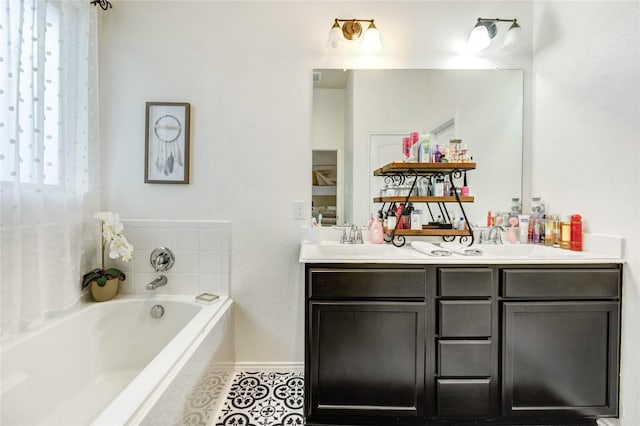 20518 Rimini River Way, Katy, TX 77449 - full bath featuring double vanity and a bath