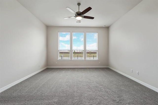 24239 Oakland Mist Ln, Katy, TX 77494 - unfurnished room with ceiling fan and carpet flooring